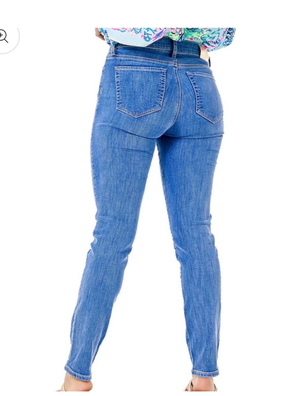 Lilly Pulitzer South Ocean High Rise Denim Jeans size 12